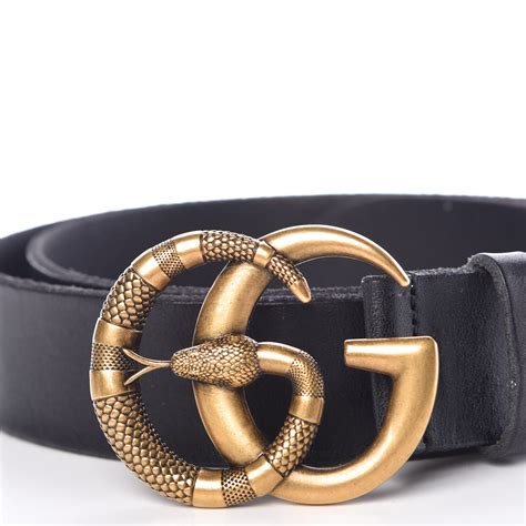 gucci double snake belt|Gucci snake belt men's.